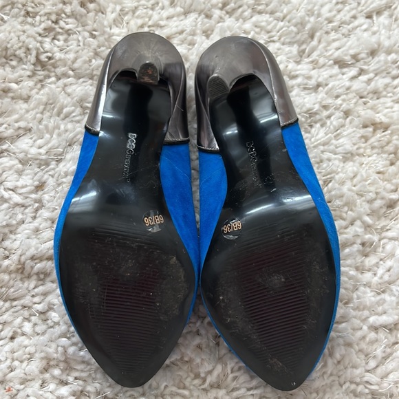 Gorgeous Blue/Silver 4’ Heels. - Picture 4 of 4